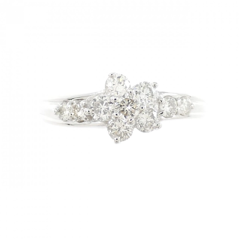 Nhẫn kim cương hoa PT900 0.50CT - Hàng hiệu Authentic 850747
