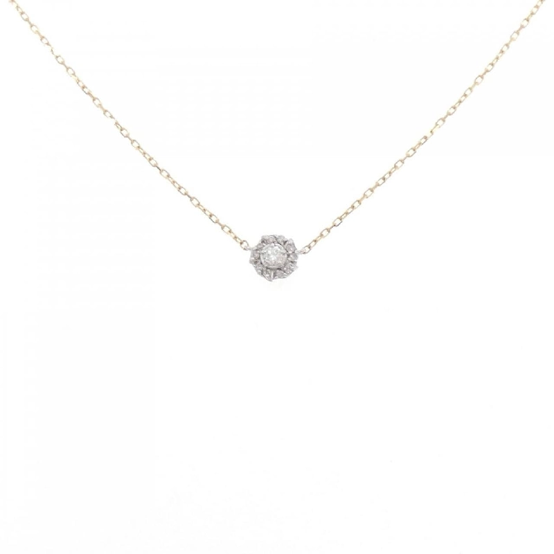 K18WG/K18YG Dây chuyền kim cương 0.10CT - Hàng hiệu Chính hãng 861597