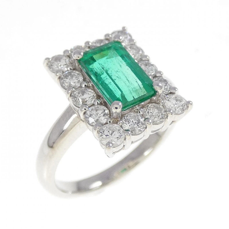 Nhẫn Emerald PT900 1.080CT Xuất xứ Colombia - Hàng hiệu Chính hãng 850062