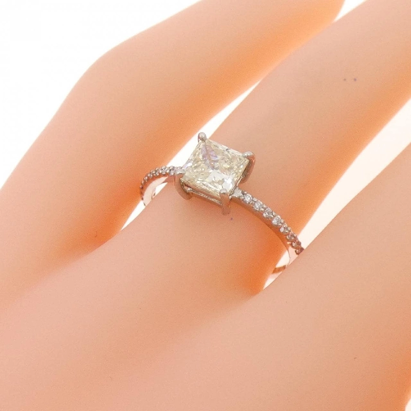 Nhẫn kim cương PT900 1.000CT VLY VS2 cắt hình đặc biệt - Hàng hiệu Authentic 874200