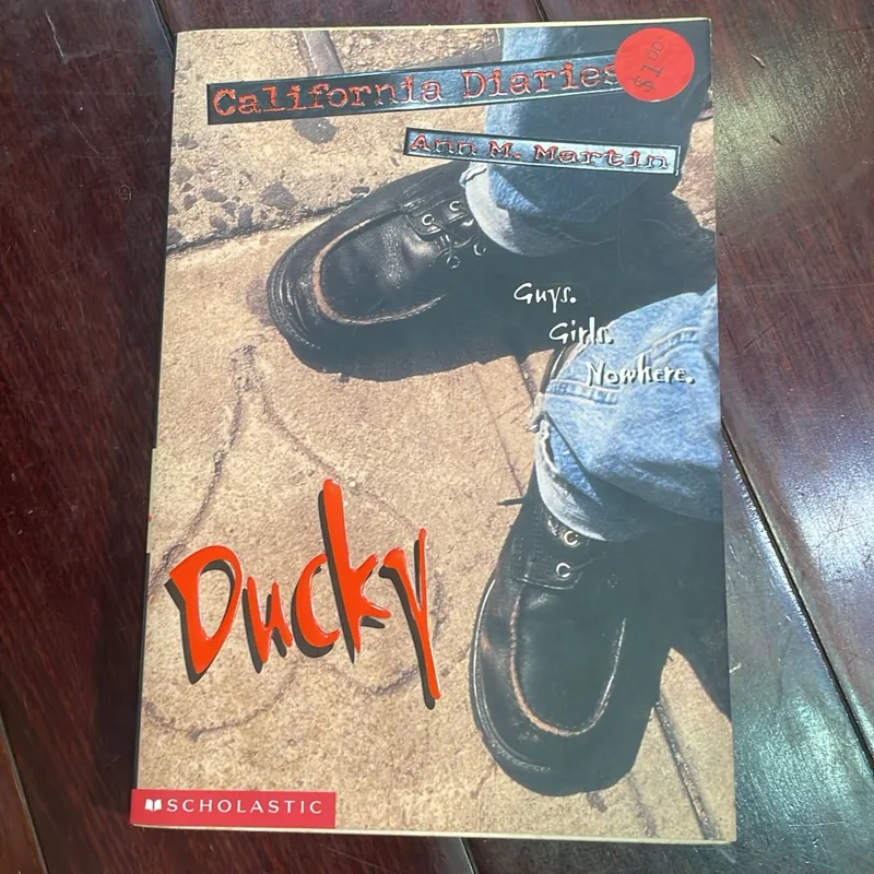  📓 Ducky   California Diaries • Vintage Scholastic Paperback - ngoại văn  1054196