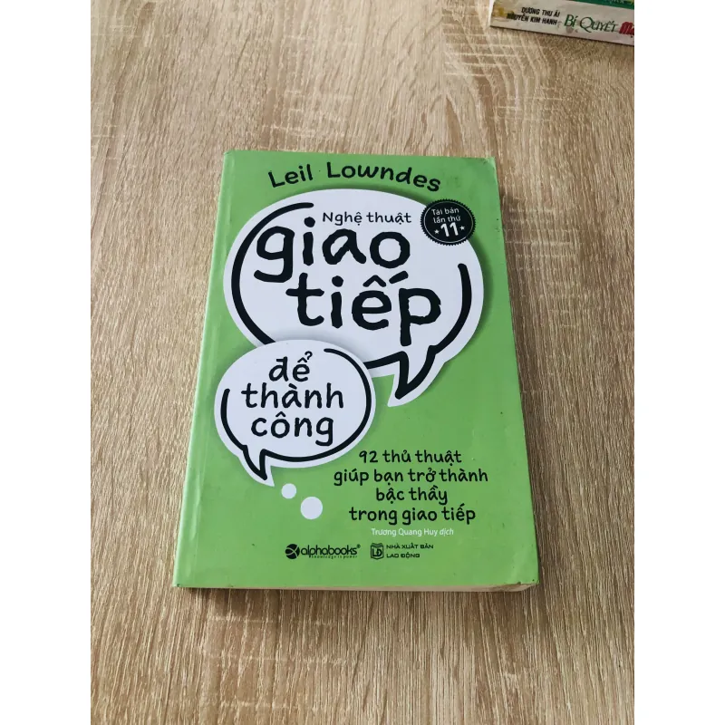 NGHỆ THUẬT GIAO TIẾP ĐỂ THÀNH CÔNG - 92 thủ thuật  1022380