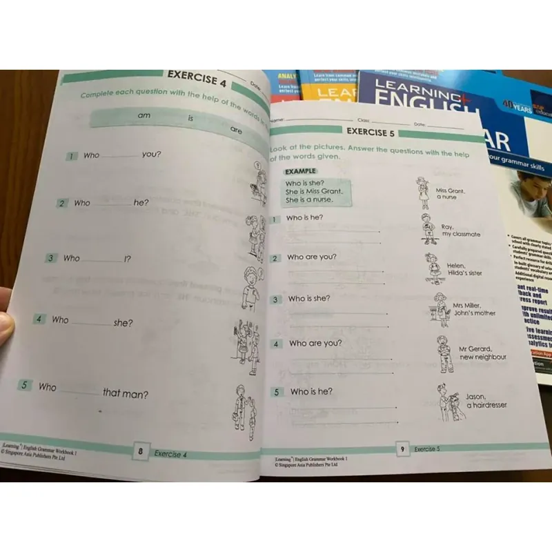 Learning English grammar (Sách nhập) - 6 quyển 759589