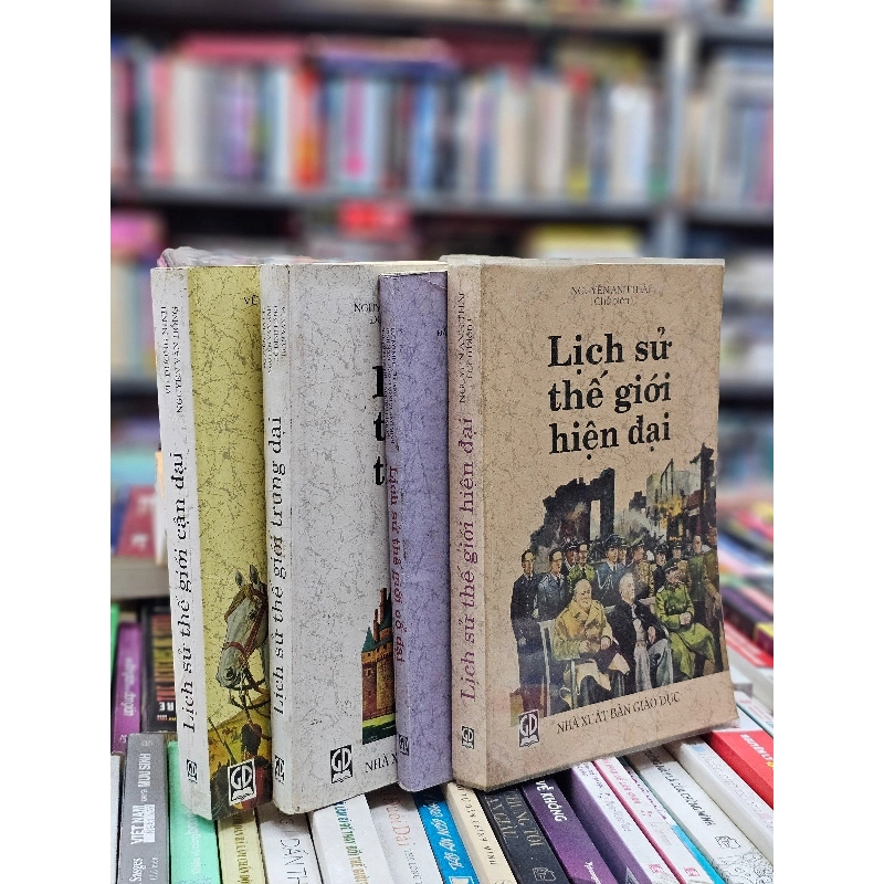 Lịch sử thế giới cổ đại, trung đại, cận đại, hiện đại (bộ 4 cuốn) - Nhiều tác giả 128482