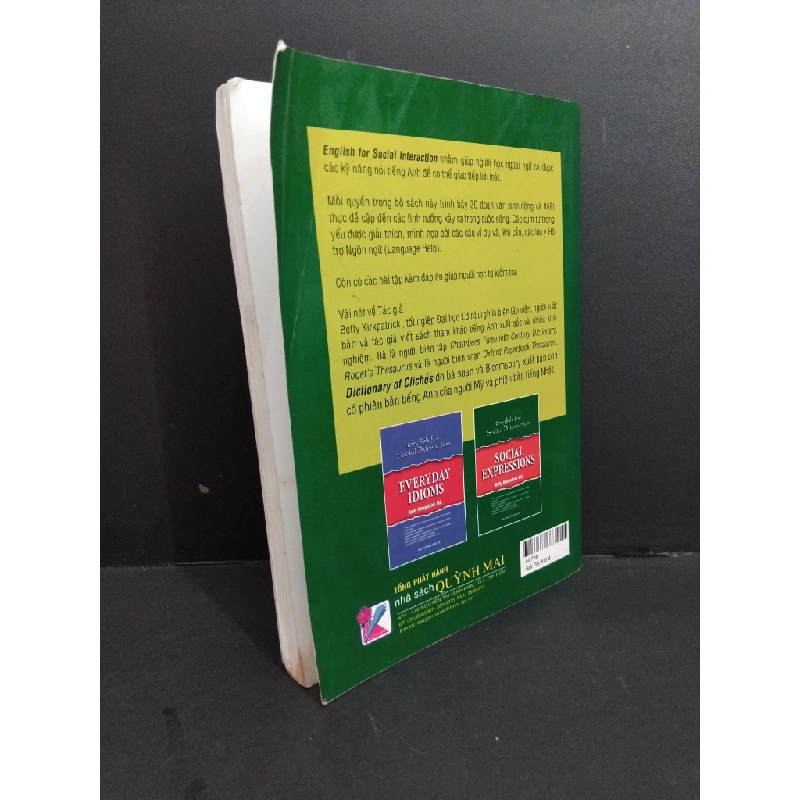 English for social interaction Social expressions mới 80% bẩn bìa, ố, tróc bìa nhẹ 2009 HCM2811 Betty Kirkpatrick MA HỌC NGOẠI NGỮ Oreka-Blogmeo 330728