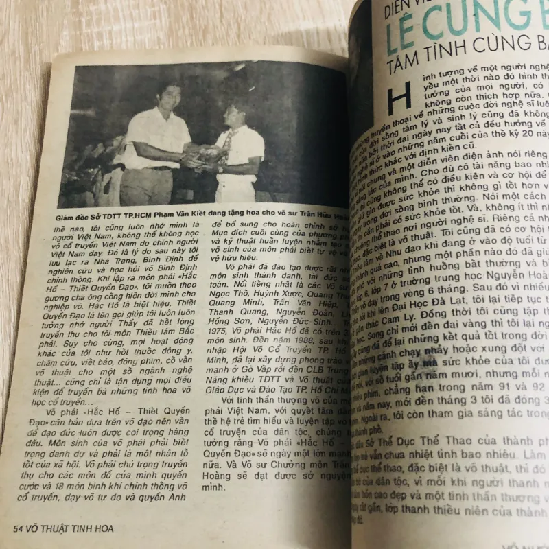 VÕ THUẬT TINH HOA - VÕ NƯỚC NGOÀI Ở VIỆT NAM 544399