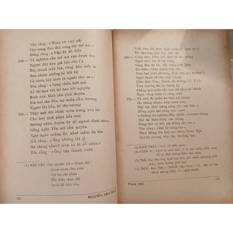PHẠM THÁI VÀ SƠ KÍNH TÂN TRANG - NGUYỄN VĂN XUNG 705108