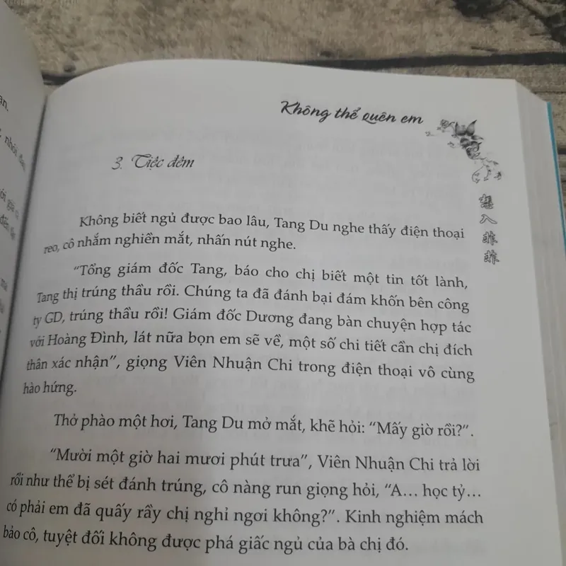 Không thể quên em. Hoa Thanh Thần 590573