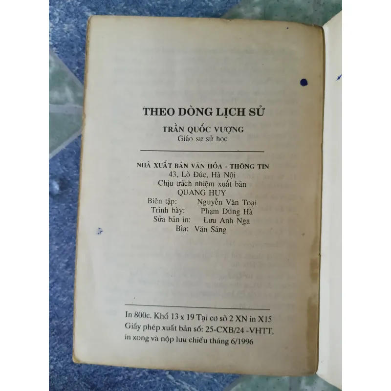 Theo dòng lịch sử - Gs Trần Quốc Vương 726674