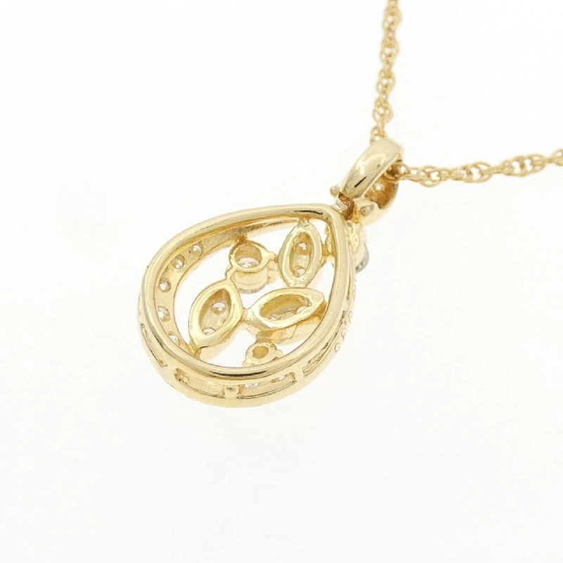 K18YG Dây chuyền kim cương 0.35CT - Hàng hiệu Chính hãng 860871