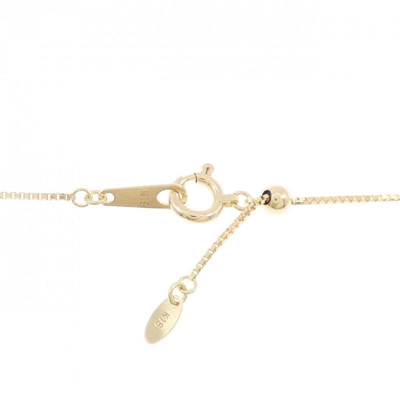 K18YG Ngọc trai đen dây chuyền - Hàng hiệu Authentic 860860