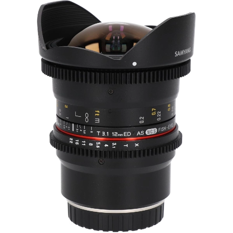Ống kính SAMYANG X12mm F3.1 T Fish-eye - Hàng hiệu Authentic 880911