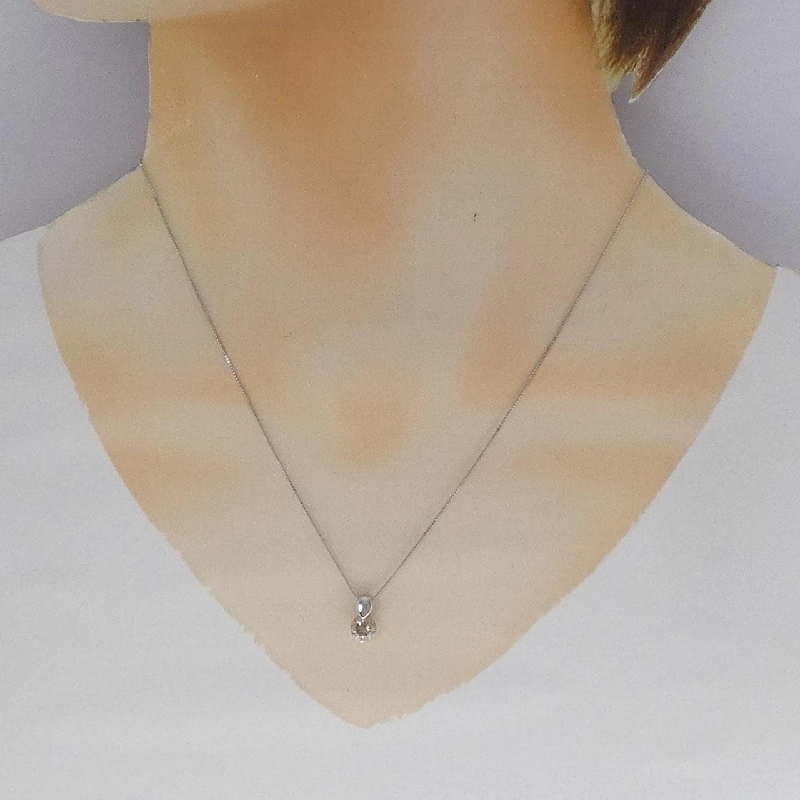 K18WG Dây chuyền kim cương 0.70CT - Hàng hiệu Chính hãng 858108