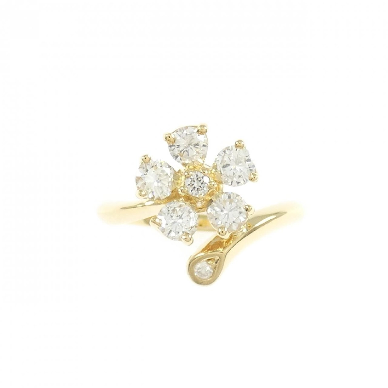 Nhẫn hồng ngọc kim cương K18YG 0.50CT 669711