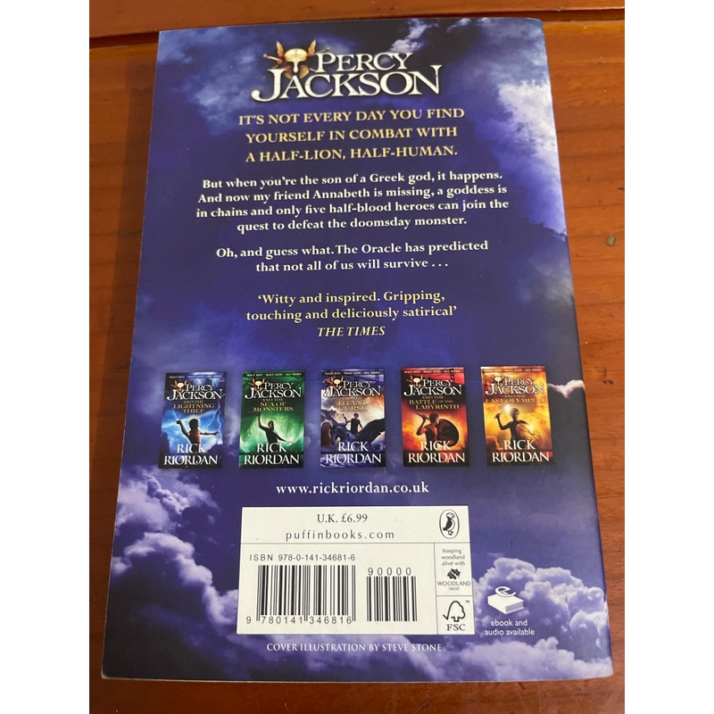 Percy Jackson and the titan’s curse Rick Riordan 539766