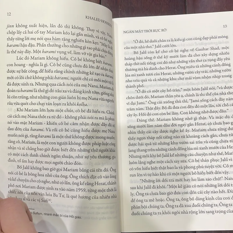 Văn học hiện đại - NGÀN MẶT TRỜI RỰC RỠ - Khaled Hosseini -  1038547