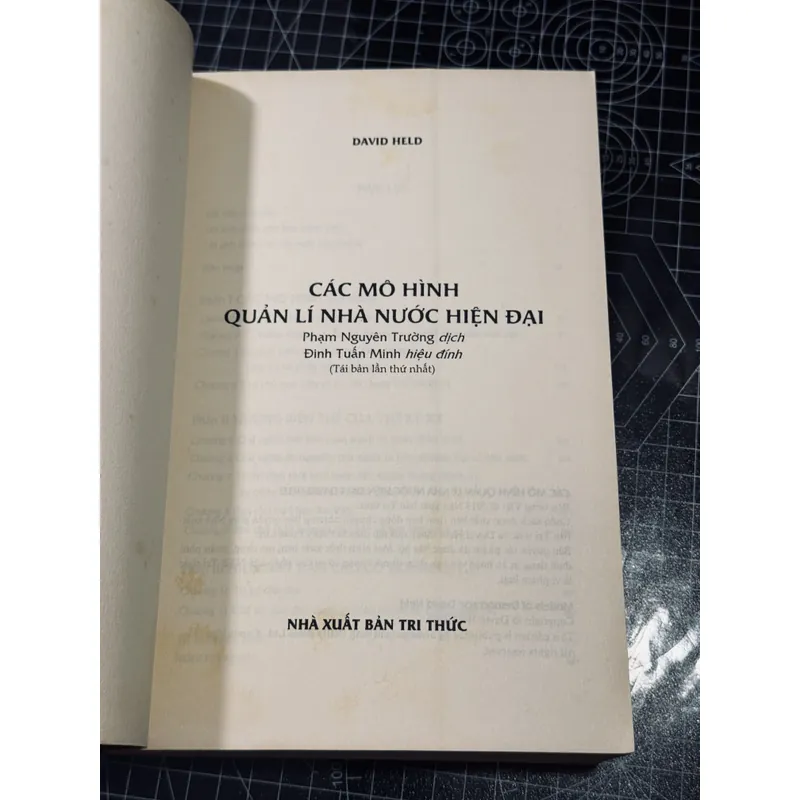 Các mô hình quản lí nhà nước hiện đại 694746