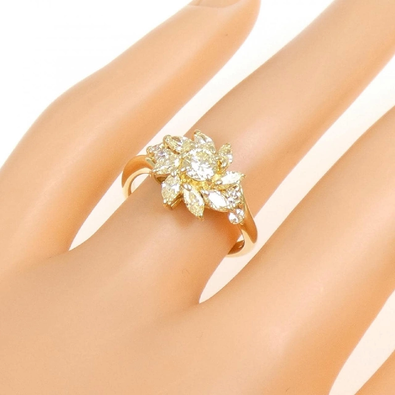 Nhẫn kim cương K18YG 1.00CT - Hàng hiệu Chính hãng 853026