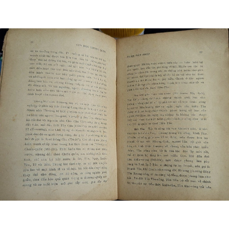 Văn học trung quốc đời chu tần - Trần Trọng San 478039