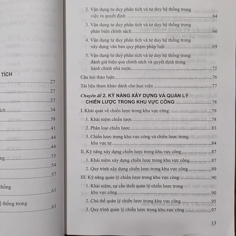 Tàiliệu bồidưỡng đối với công chức ngạch chuyên viên cao cấp và tương đương-Quyển2: Kỹnăng 605444