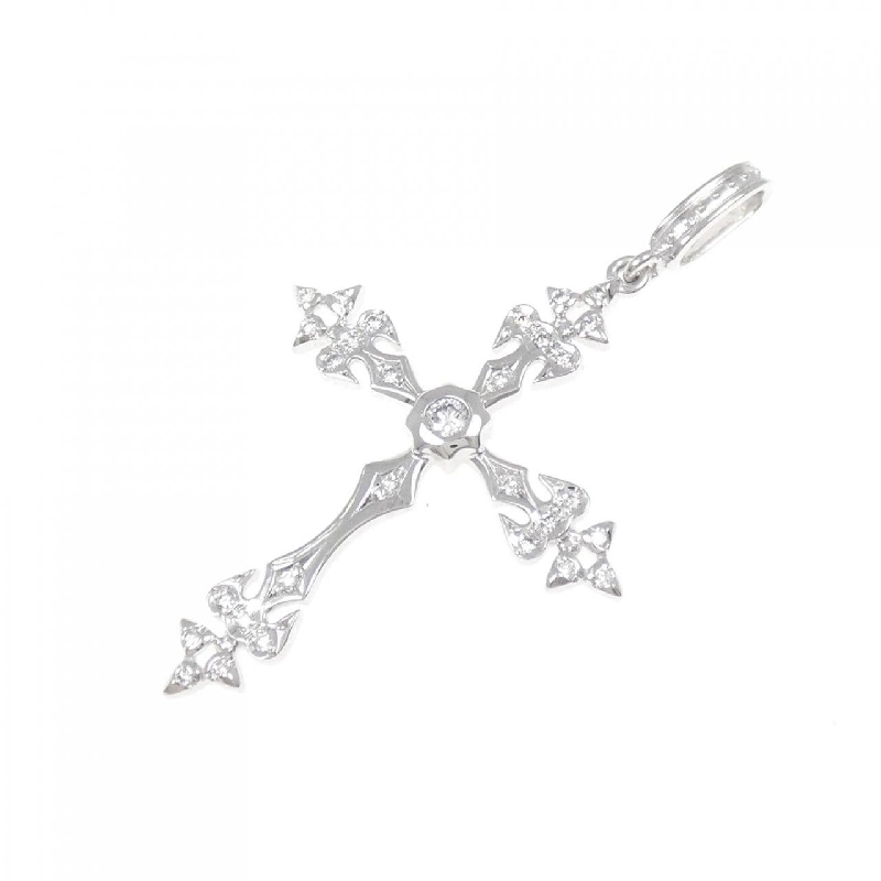 K18WG Đá quý hình thánh giá - Hàng hiệu Chính hãng 866892