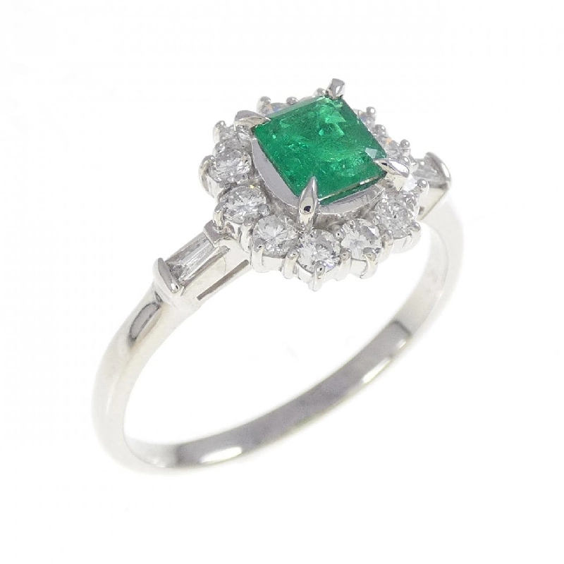 Nhẫn Emerald PT900 0.47CT - Hàng hiệu Chính hãng 853455