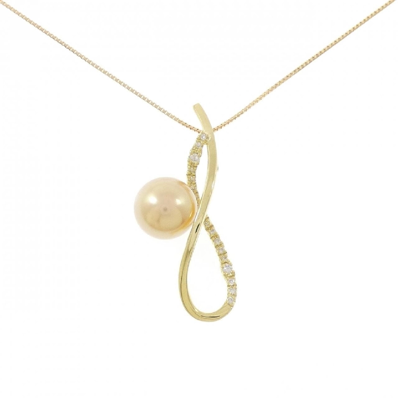 K18YG Ngọc trai trắng 10mm - Hàng hiệu Authentic 857816