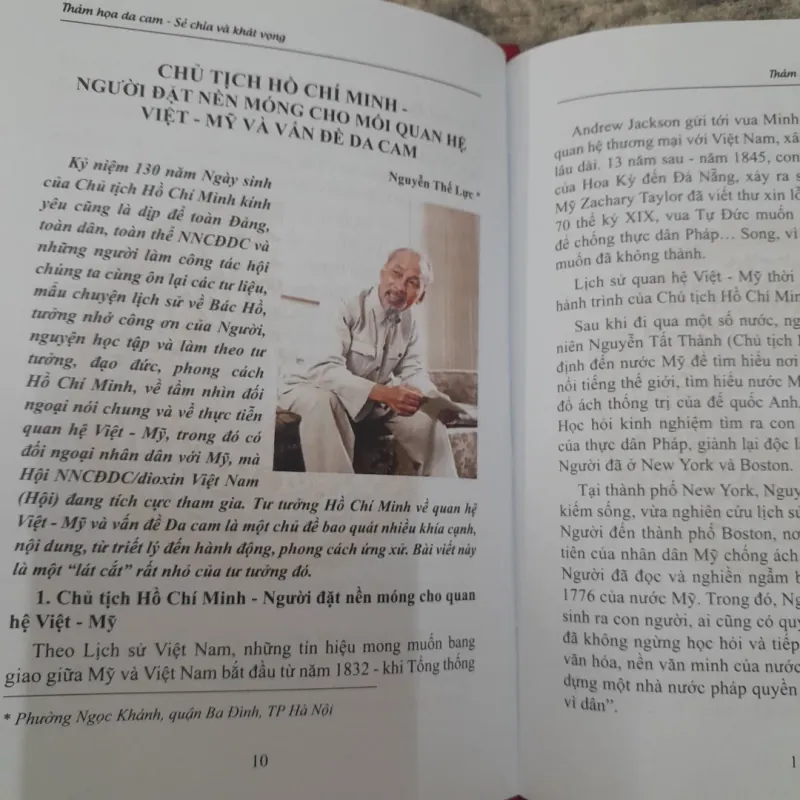 THẢM HỌA DA CAM-Sẻ chia và Khát vọng. Hội Nạn nhân Da cam VN. Nxb Quân Đội. 746988