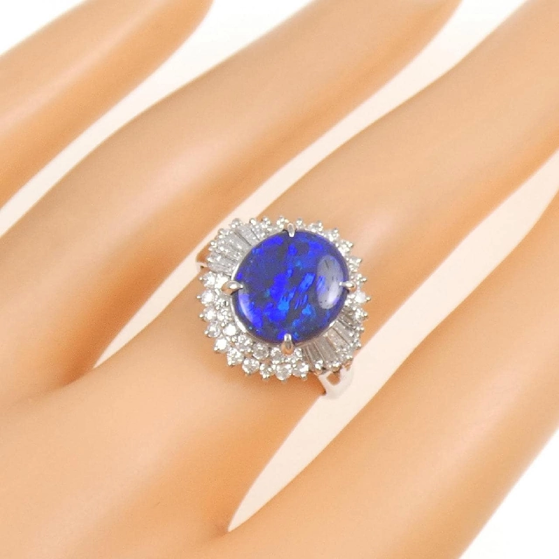 Nhẫn Opal Đen PT850 1.92CT - Hàng hiệu Chính hãng 852163