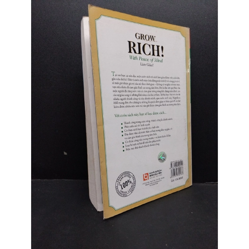 Làm giàu! mới 80% ố bẩn nhẹ có mộc và highlight rách gáy 2014 HCM1008 Napoleon Hill KỸ NĂNG 916387