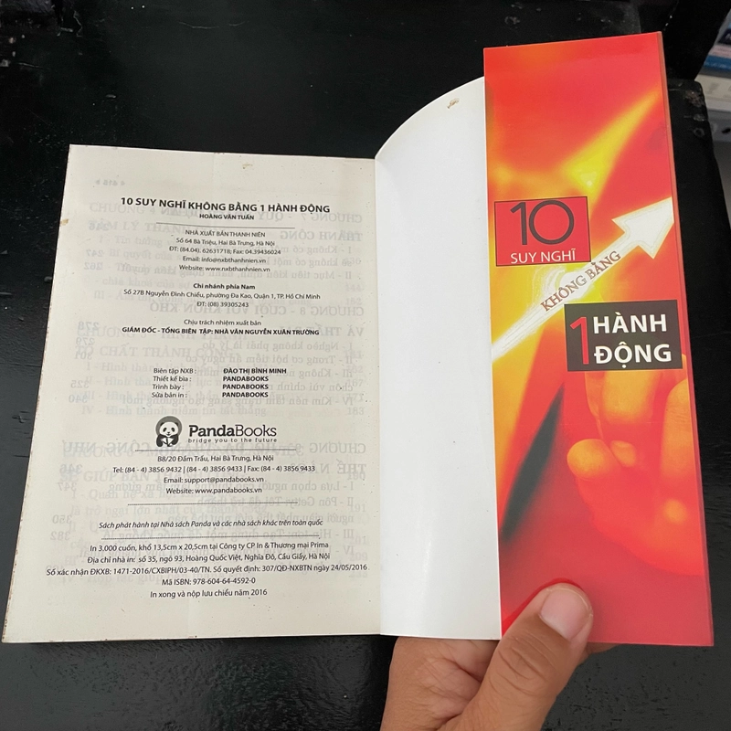 II Tựa sách: 10 Suy Nghĩ Không Bằng 1 Hành Động - Hoàng Văn Tuấn - 2016 463640