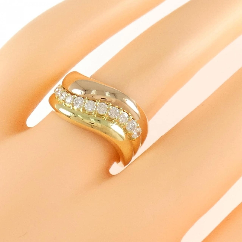 Nhẫn kim cương K18YG/K18PG 0.33CT 671408