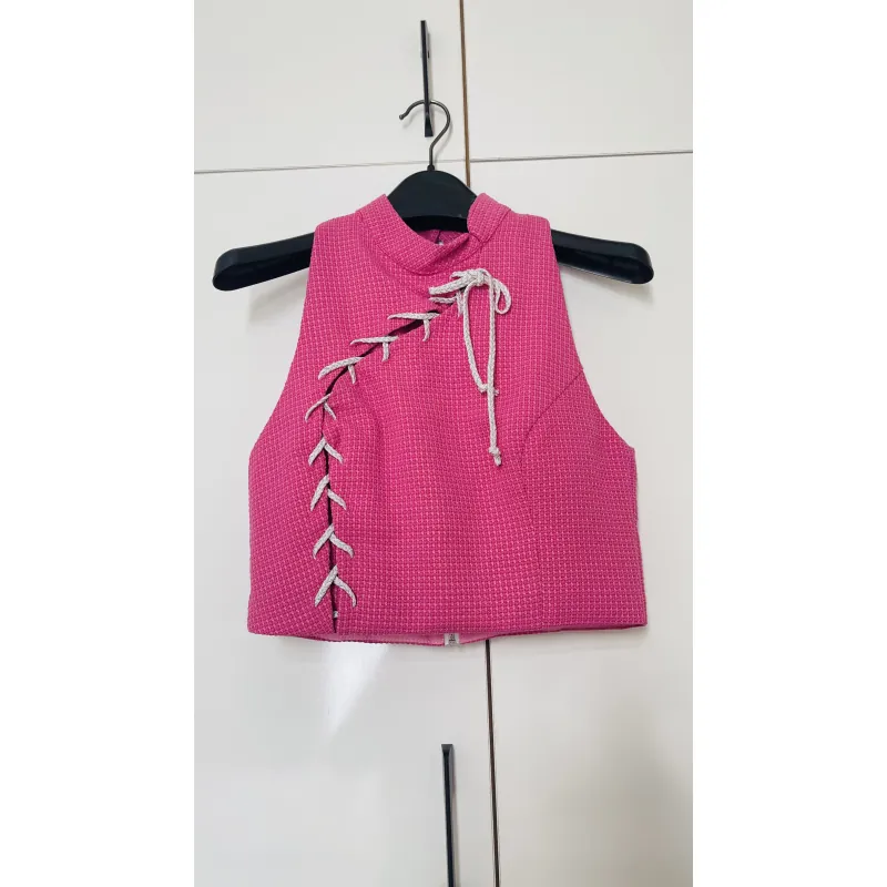 Áo nữ kiểu, croptop, size S, còn mới 1012716