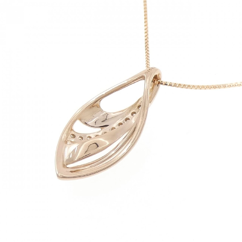 K18PG Dây chuyền kim cương 0.10CT - Hàng hiệu Authentic 857185