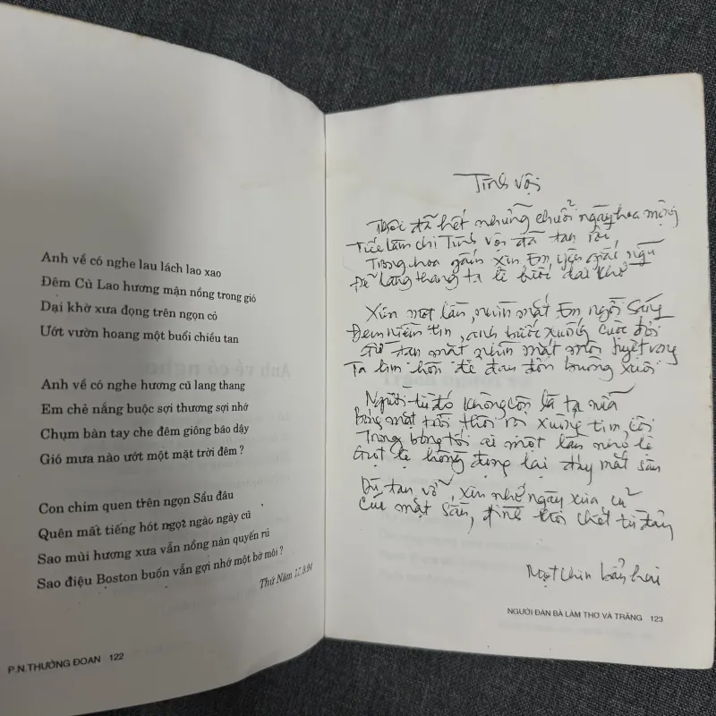 Người đàn bà làm thơ và trăng (Tác giả ký tặng) - Phan Ngọc Thường Đoan 876875