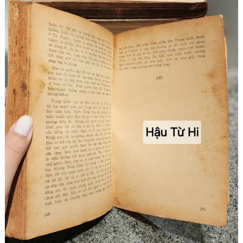 HẬU TỪ HI (Từ Từ Hi đến Mao Trạch Đông) 702660