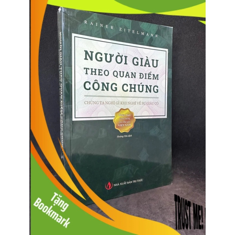 (TẶNG BOOKMARK) Người giàu theo quan điểm công chúng Mới 90% RBK1602 948990