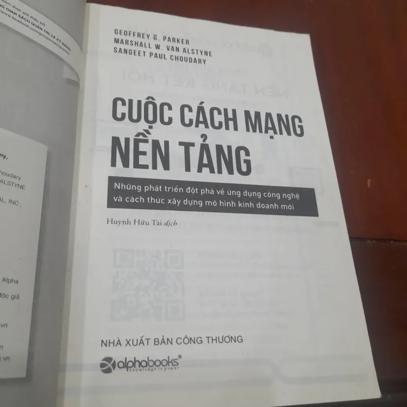 PLATFIRM REVOLUTION - Cuộc cách mạng nền tảng 930908
