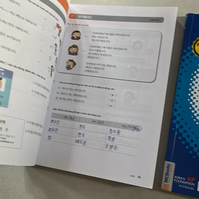 Tiếng Hàn Tổng hợp Sơ cấp 1 (Giáo trình và bài tập) 500918