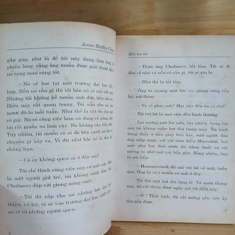 Tiểu Thuyết Trinh Thám ▪︎ Hãy Tin Tôi (Bộ 2 Tập) - James Hadley Chase 592943