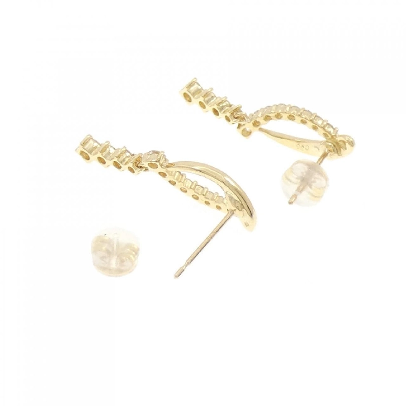 K18YG Bông tai kim cương 0.72CT - Hàng hiệu Chính hãng 868228