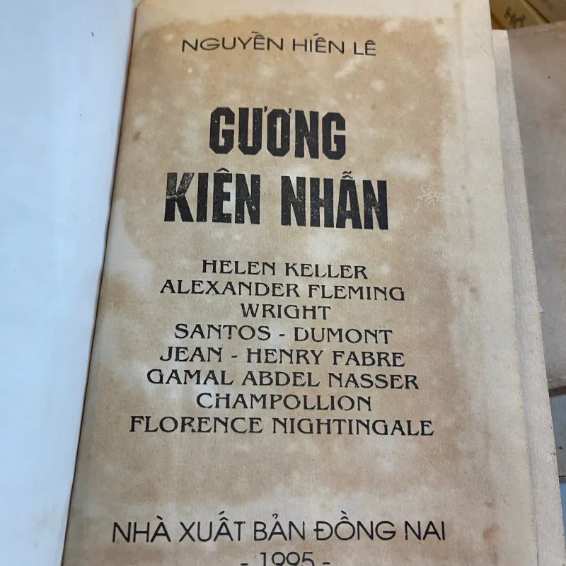 GƯƠNG KIÊN NHẪN - NGUYỄN HIẾN LÊ  1009516