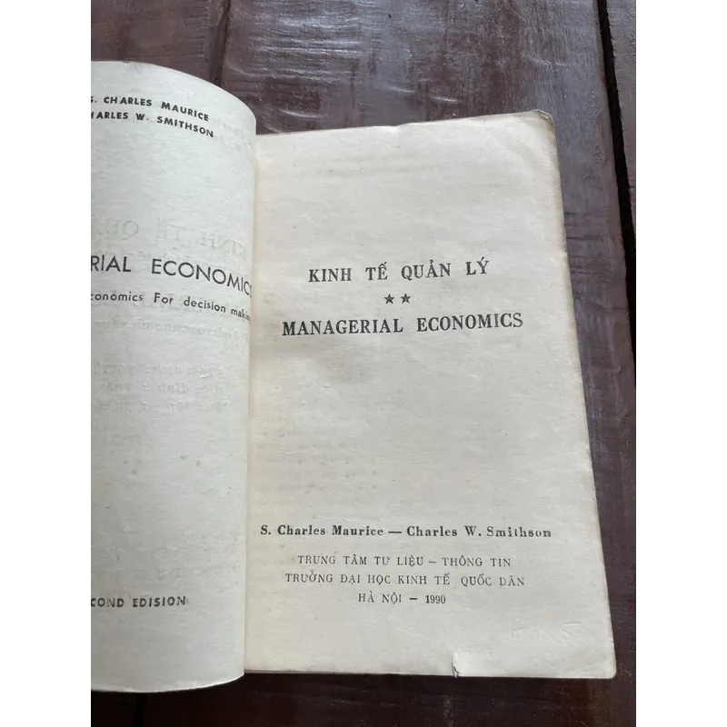 Quản lý kinh tế - S. CHARLES MAURICE CHARLES W. SMITHSON 697891