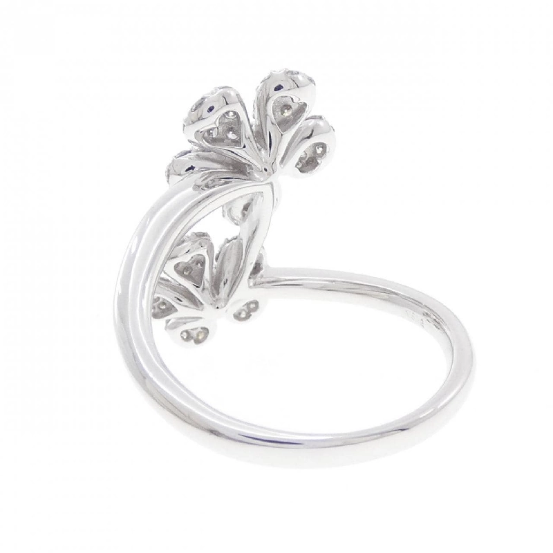 Nhẫn kim cương hoa K18WG 0.65CT 672624