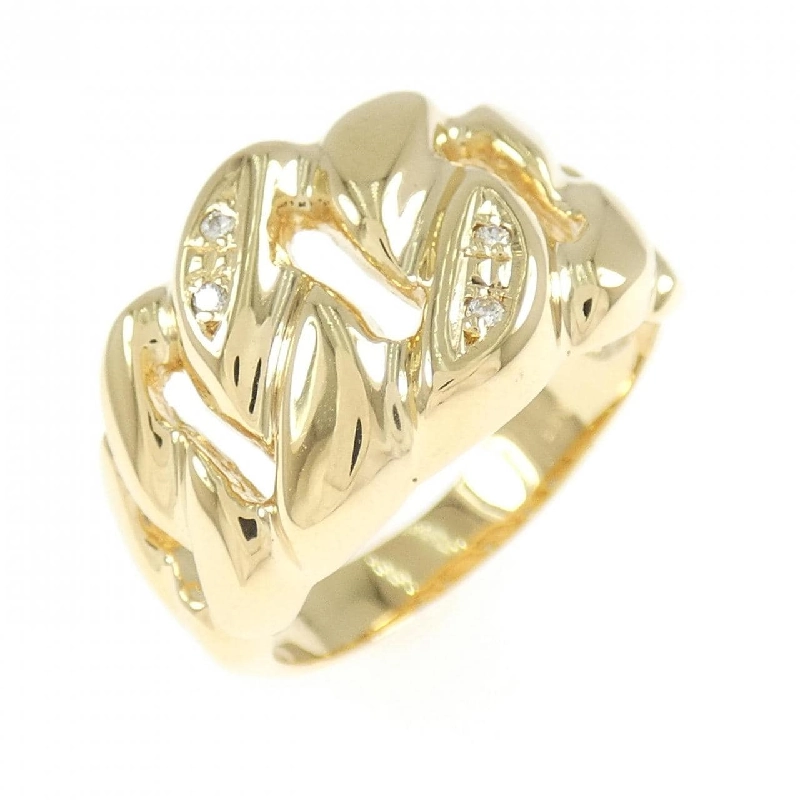 Nhẫn kim cương K18YG 0.02CT 669263