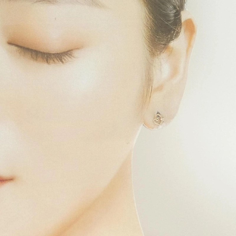 K18PG Bông tai kim cương 0.02CT - Hàng hiệu Chính hãng 872606