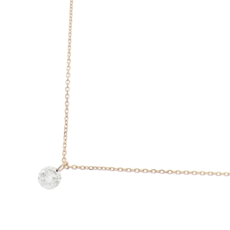 K18PG Solitaire Dây chuyền kim cương 0.346CT - Hàng hiệu Chính hãng 857191