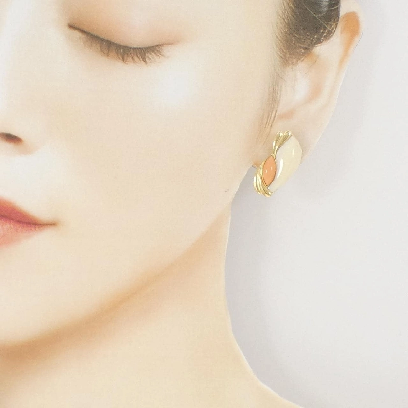 Bông tai San hô Mikimoto - Hàng hiệu Chính hãng 845483