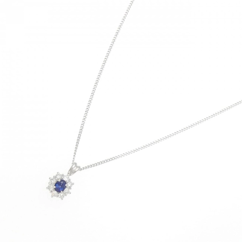 Dây chuyền Sapphire PT900/PT850 0.46CT - Hàng hiệu Chính hãng 867336