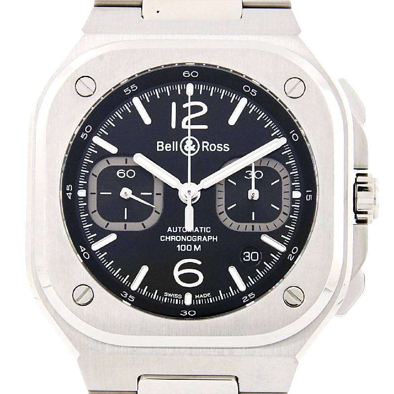 Bell & Ross BR05 Chrono Black Steel BR05C-BLC-ST/SST SS tự động - Hàng hiệu Authentic 883674